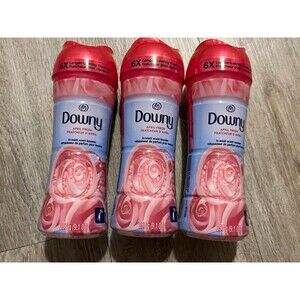 Set of 3 Downy In-Wash Scent Booster Laundry Beads AprilFresh Scent 9.1oz Bundle